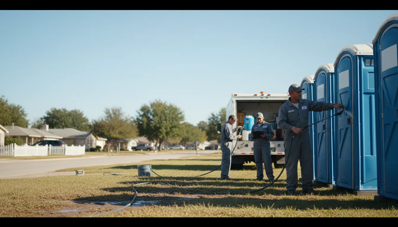 Long-Term Portable Toilet Rental in Markham, TX near me